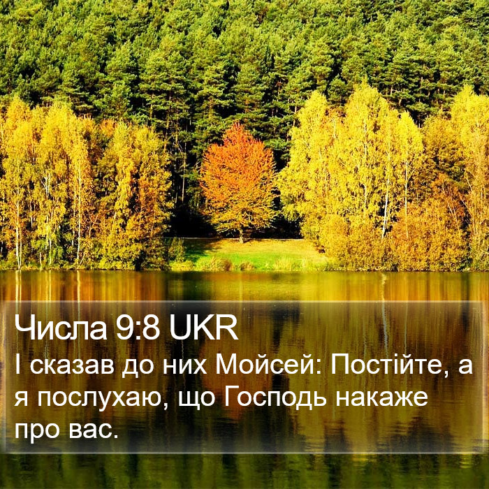 Числа 9:8 UKR Bible Study