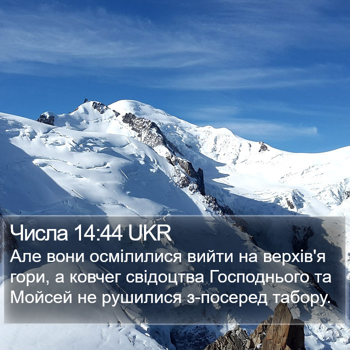 Числа 14:44 UKR Bible Study