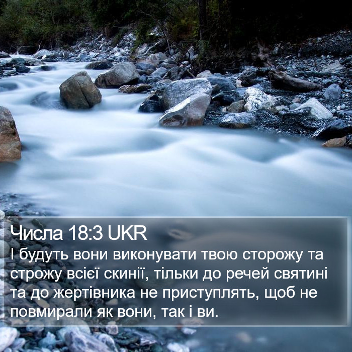 Числа 18:3 UKR Bible Study