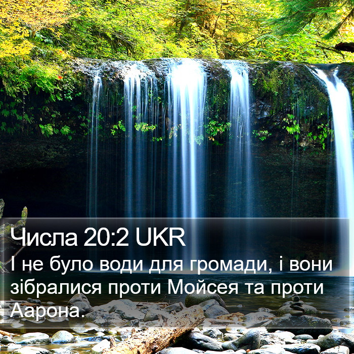 Числа 20:2 UKR Bible Study