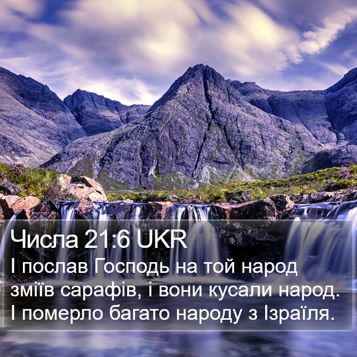 Числа 21:6 UKR Bible Study