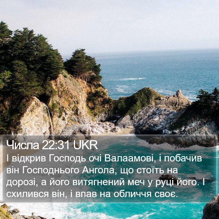Числа 22:31 UKR Bible Study