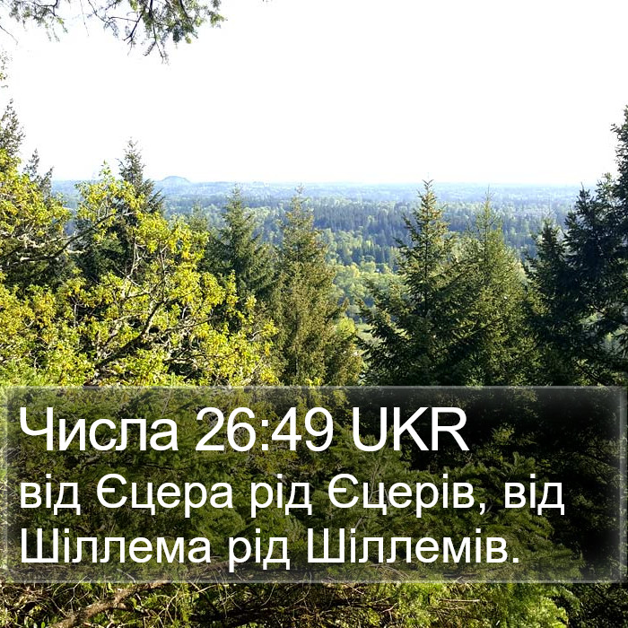 Числа 26:49 UKR Bible Study