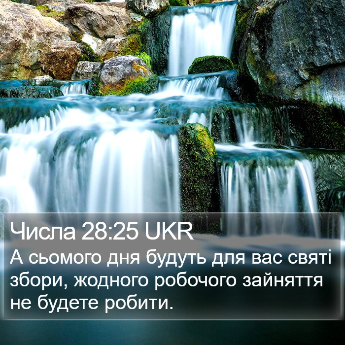 Числа 28:25 UKR Bible Study