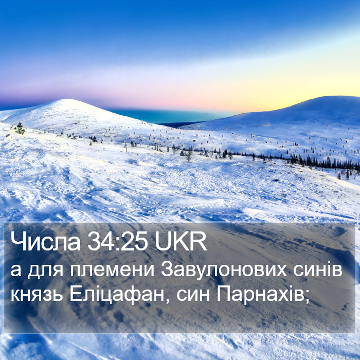 Числа 34:25 UKR Bible Study