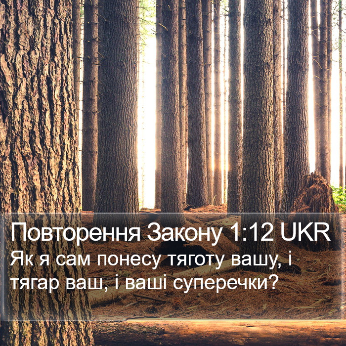 Повторення Закону 1:12 UKR Bible Study