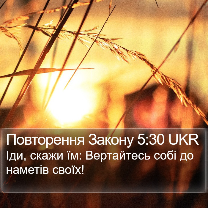 Повторення Закону 5:30 UKR Bible Study