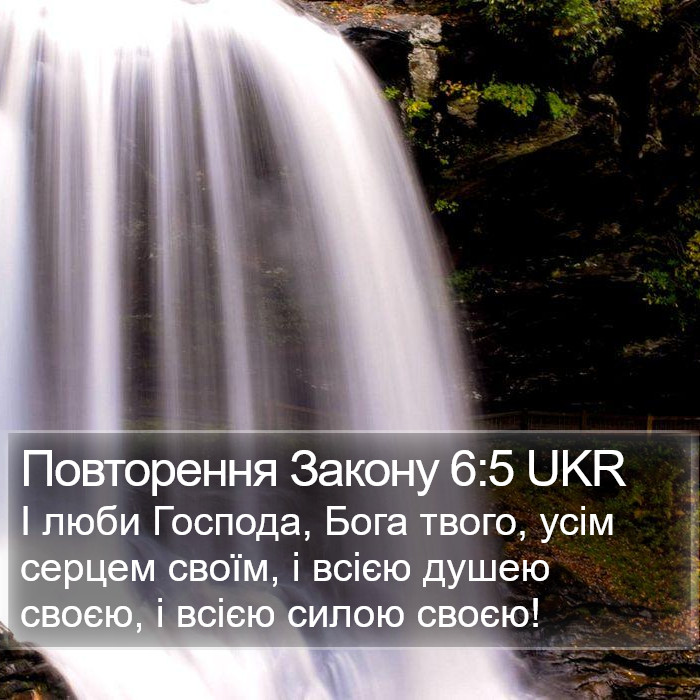 Повторення Закону 6:5 UKR Bible Study