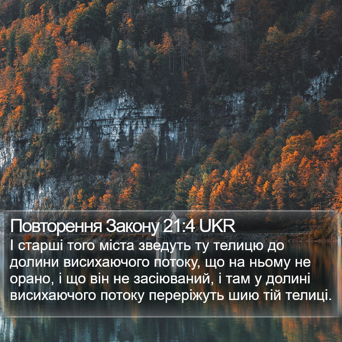 Повторення Закону 21:4 UKR Bible Study