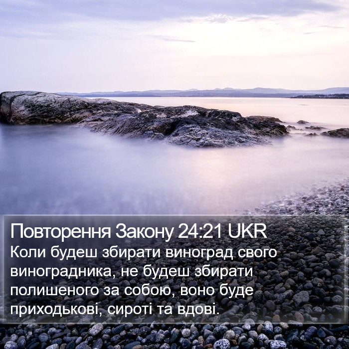 Повторення Закону 24:21 UKR Bible Study