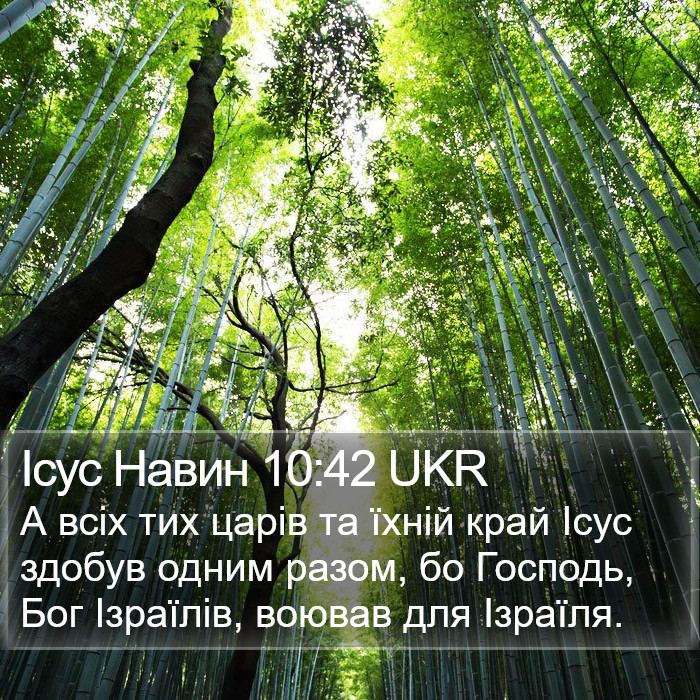 Ісус Навин 10:42 UKR Bible Study