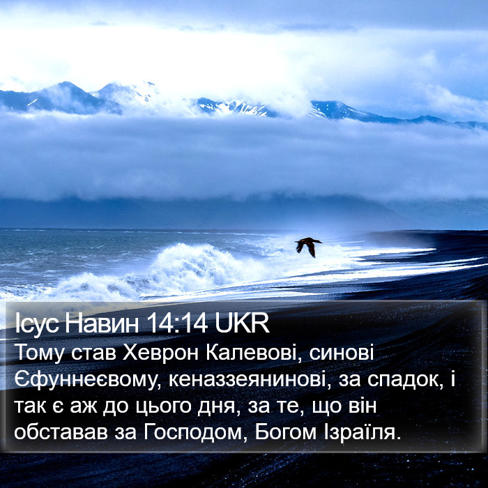 Ісус Навин 14:14 UKR Bible Study