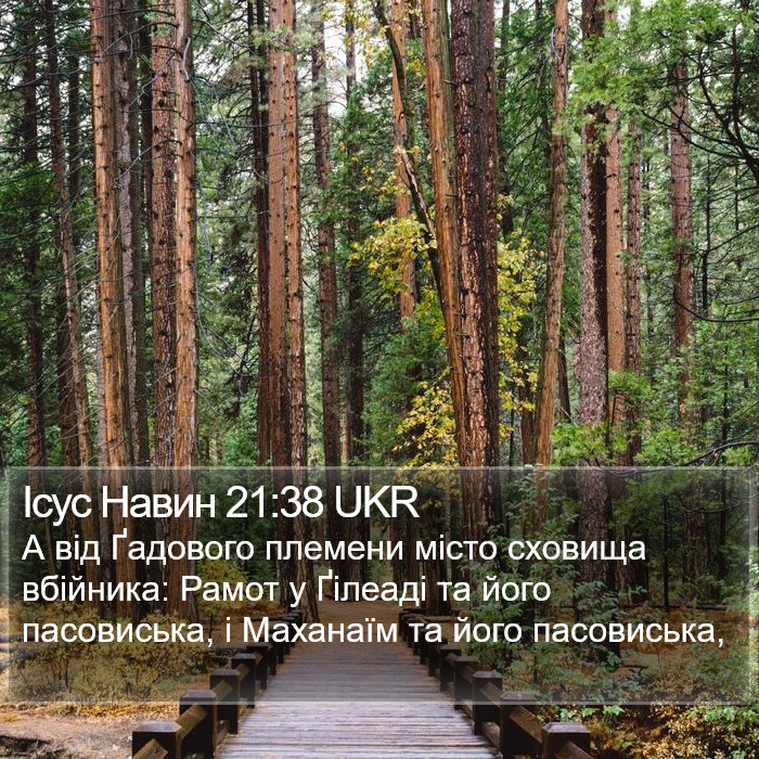 Ісус Навин 21:38 UKR Bible Study