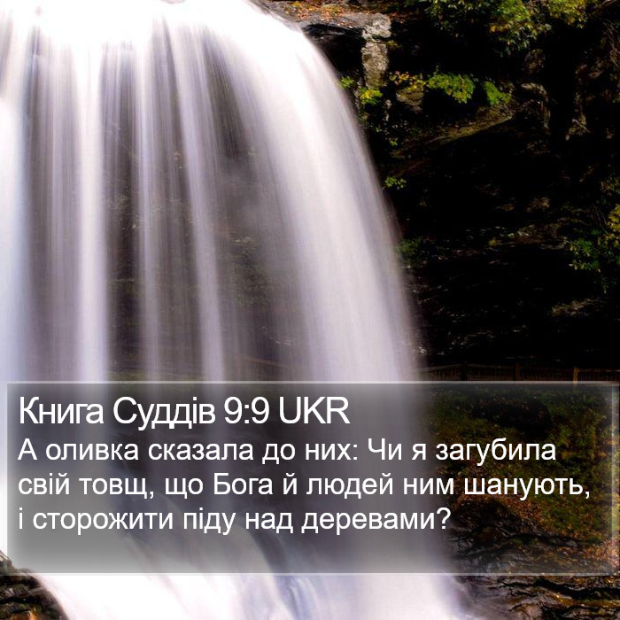 Книга Суддів 9:9 UKR Bible Study