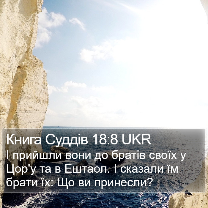 Книга Суддів 18:8 UKR Bible Study