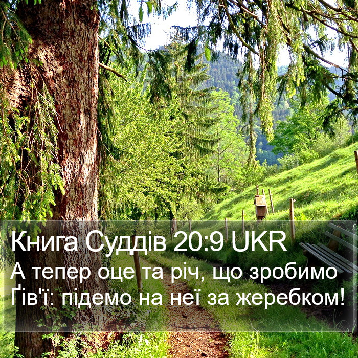 Книга Суддів 20:9 UKR Bible Study