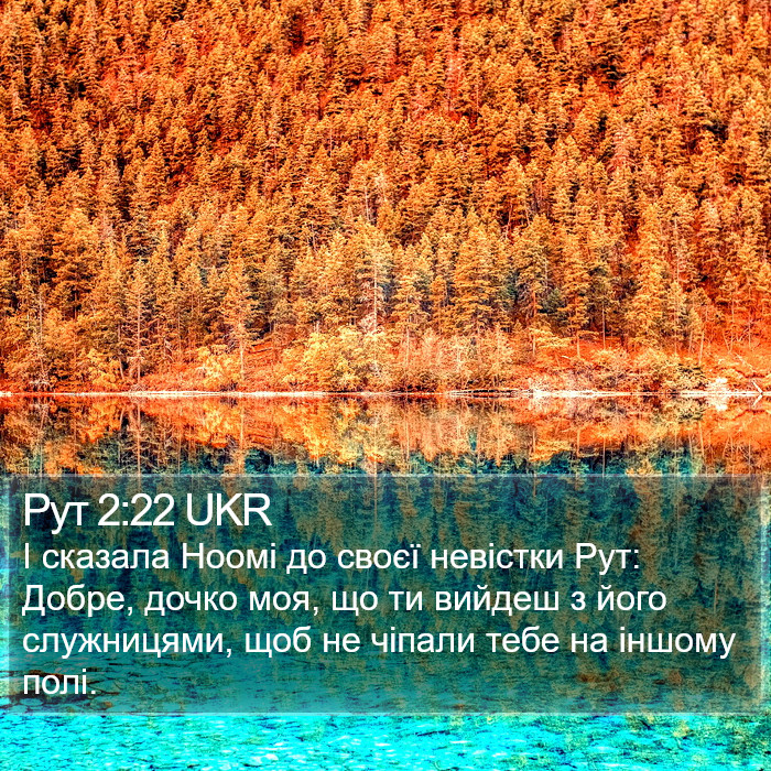 Рут 2:22 UKR Bible Study