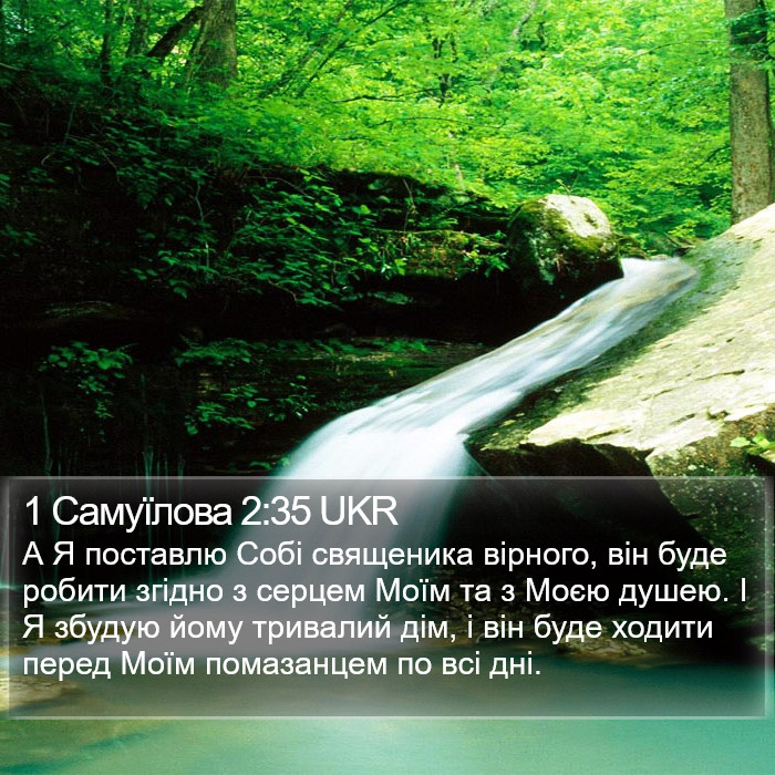 1 Самуїлова 2:35 UKR Bible Study