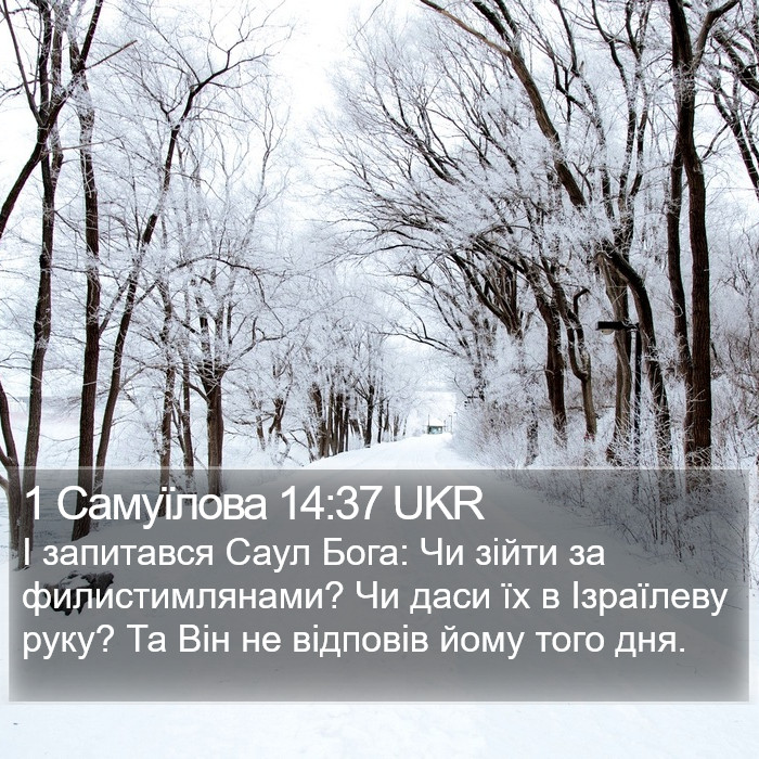 1 Самуїлова 14:37 UKR Bible Study