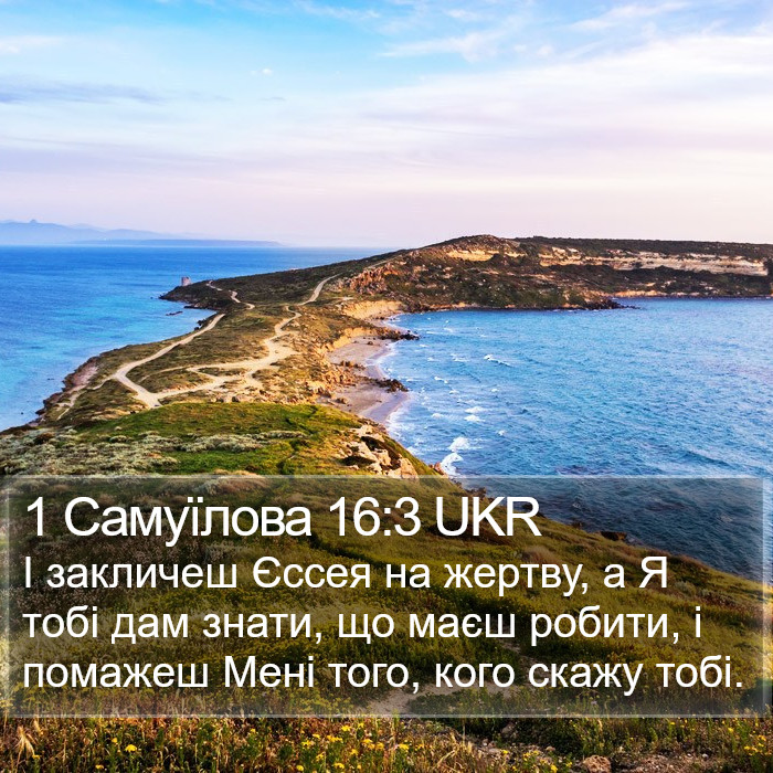 1 Самуїлова 16:3 UKR Bible Study