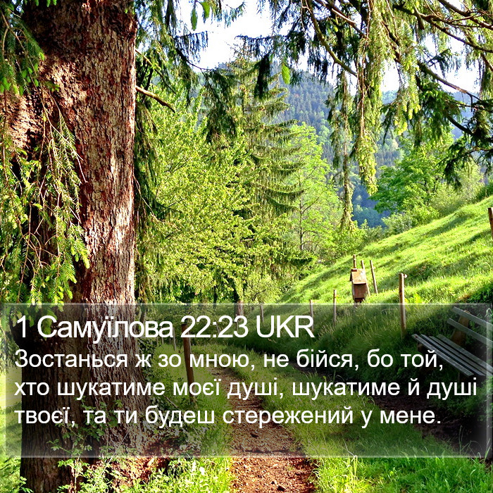 1 Самуїлова 22:23 UKR Bible Study