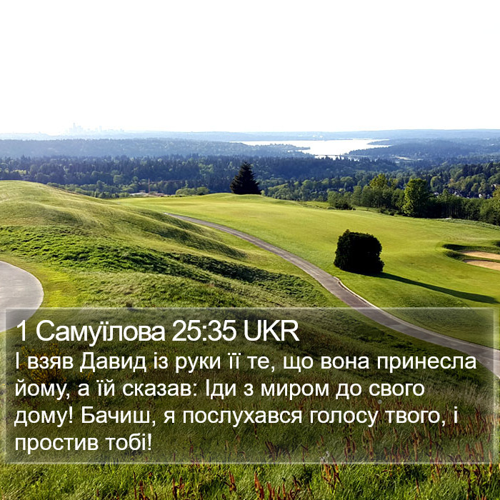 1 Самуїлова 25:35 UKR Bible Study