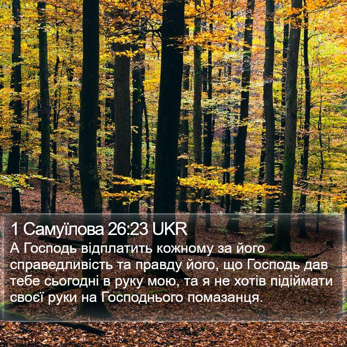 1 Самуїлова 26:23 UKR Bible Study