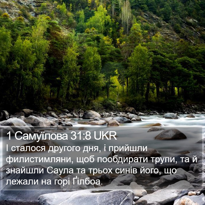 1 Самуїлова 31:8 UKR Bible Study