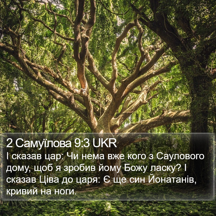 2 Самуїлова 9:3 UKR Bible Study