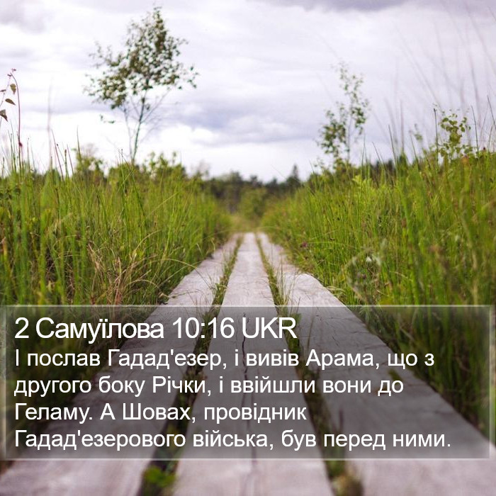 2 Самуїлова 10:16 UKR Bible Study
