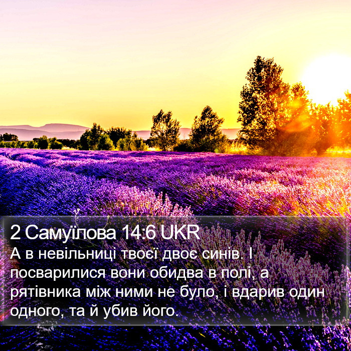 2 Самуїлова 14:6 UKR Bible Study
