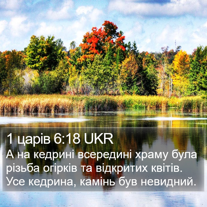 1 царів 6:18 UKR Bible Study