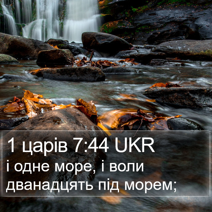 1 царів 7:44 UKR Bible Study