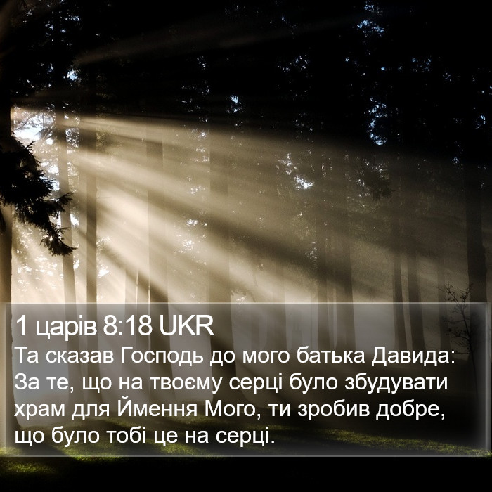 1 царів 8:18 UKR Bible Study