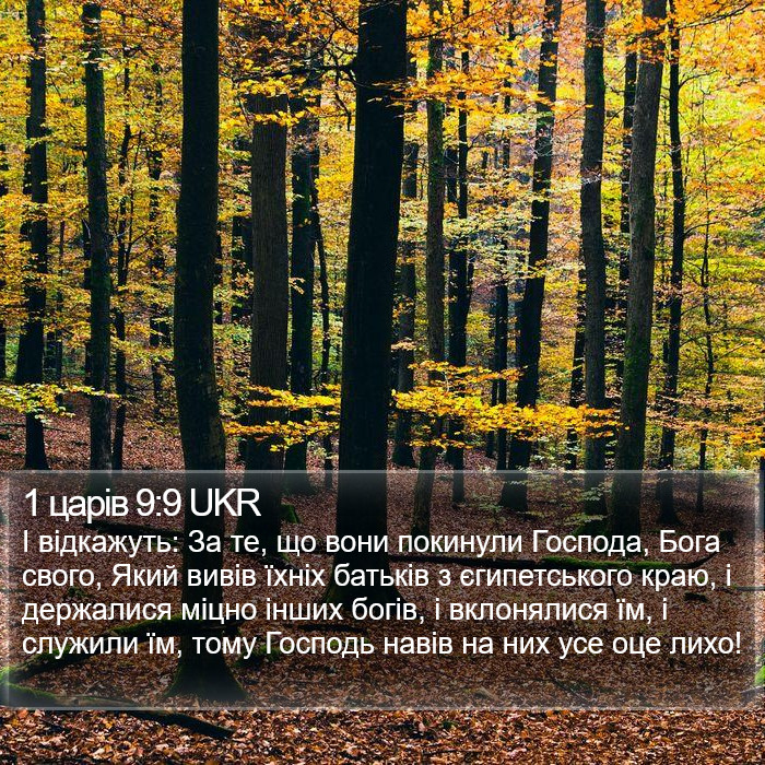 1 царів 9:9 UKR Bible Study