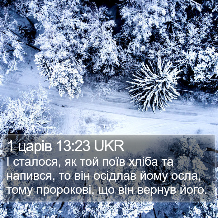 1 царів 13:23 UKR Bible Study