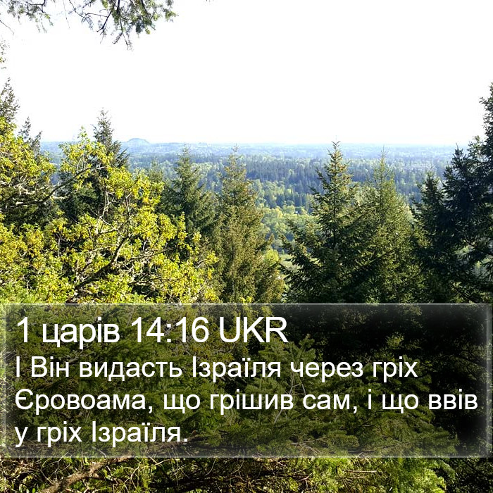 1 царів 14:16 UKR Bible Study