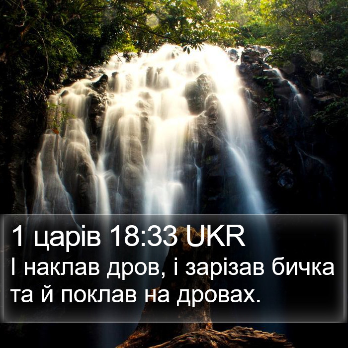 1 царів 18:33 UKR Bible Study