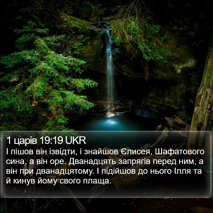 1 царів 19:19 UKR Bible Study