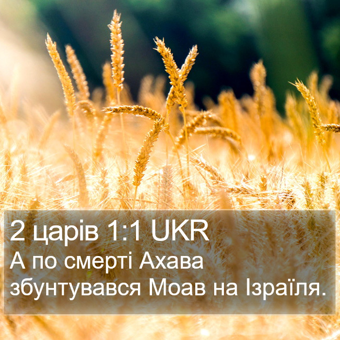 2 царів 1:1 UKR Bible Study