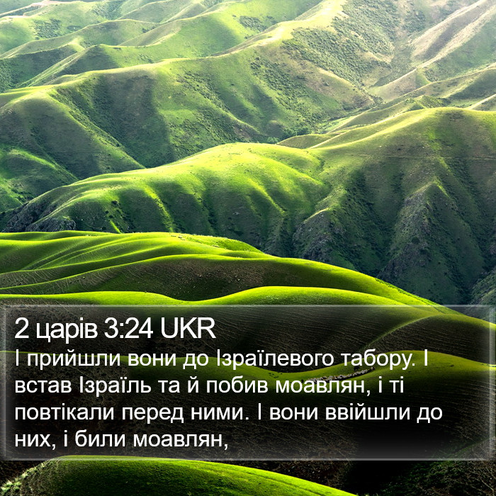 2 царів 3:24 UKR Bible Study