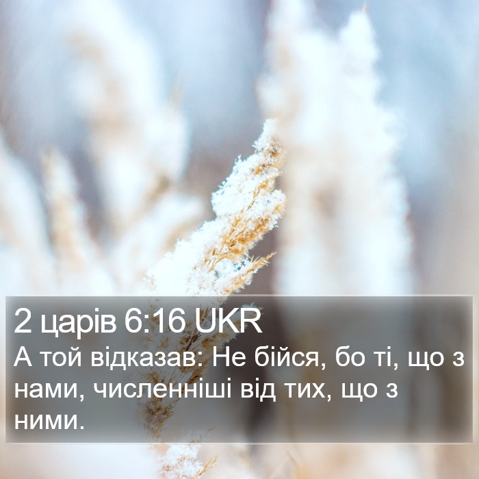 2 царів 6:16 UKR Bible Study