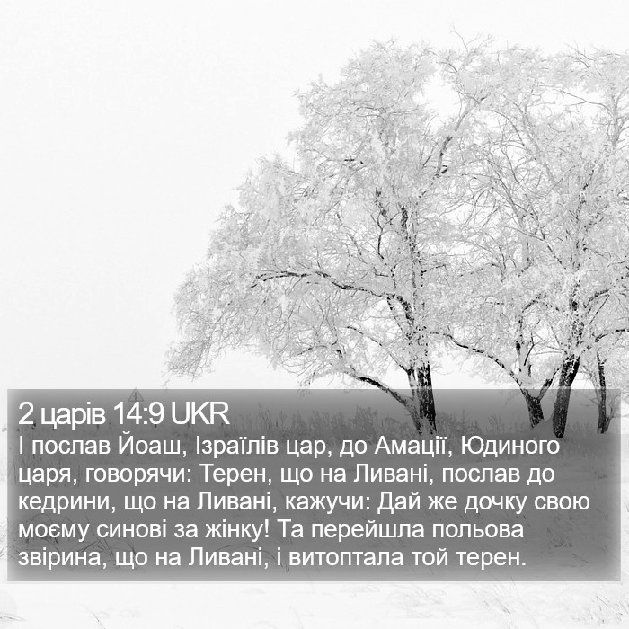 2 царів 14:9 UKR Bible Study