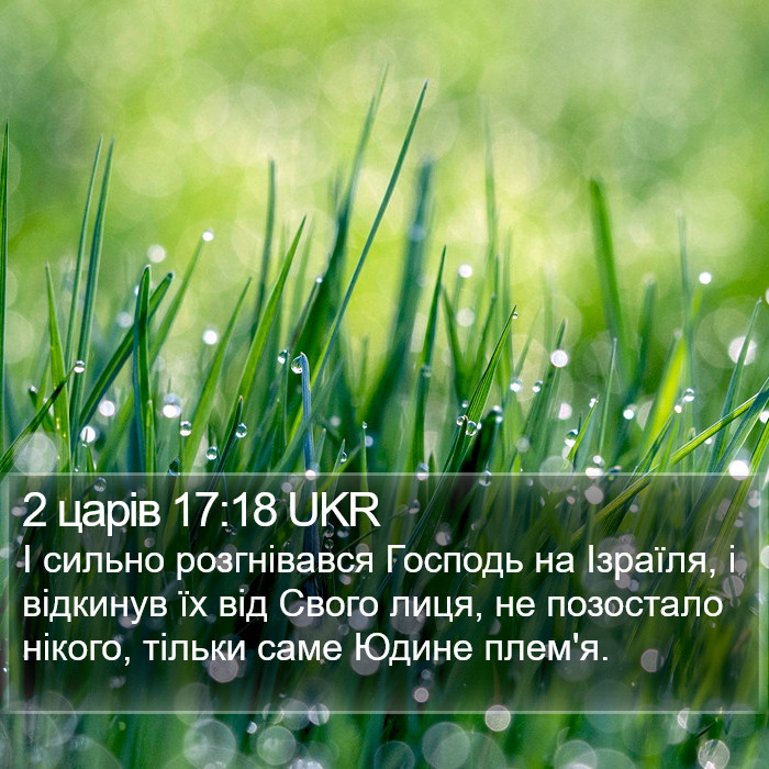 2 царів 17:18 UKR Bible Study