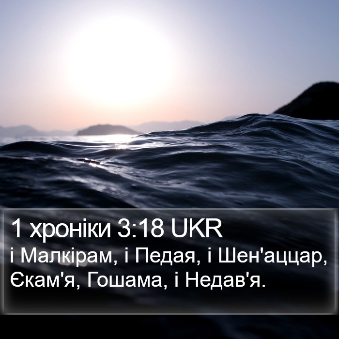 1 хроніки 3:18 UKR Bible Study