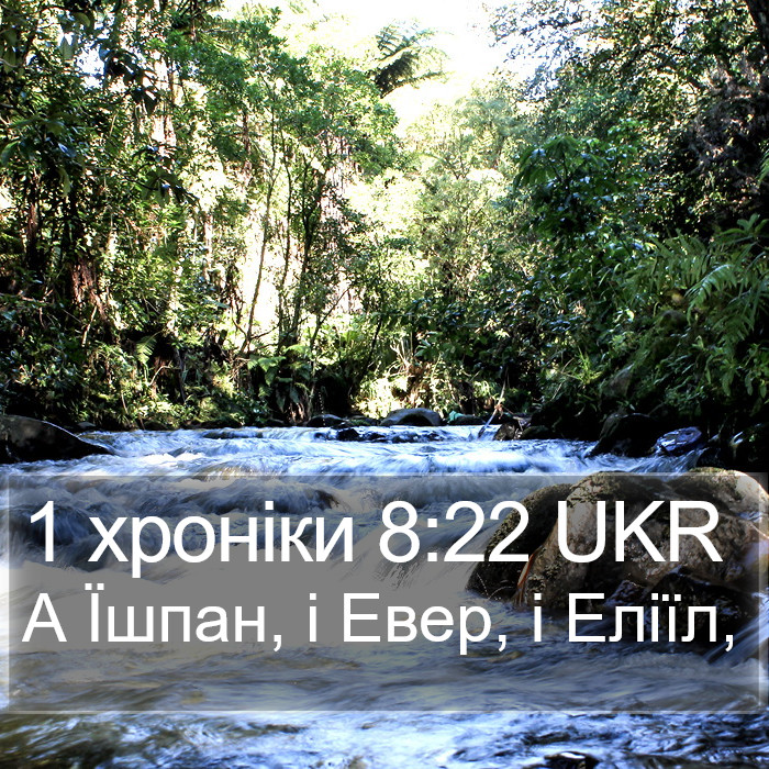 1 хроніки 8:22 UKR Bible Study