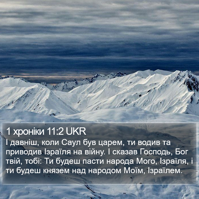 1 хроніки 11:2 UKR Bible Study