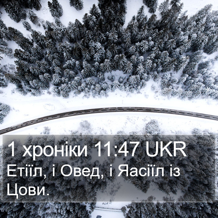 1 хроніки 11:47 UKR Bible Study