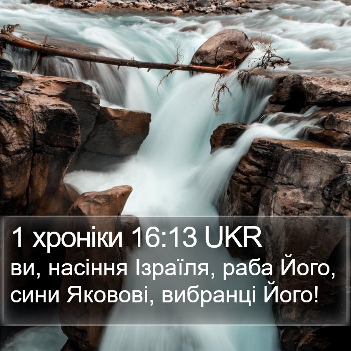 1 хроніки 16:13 UKR Bible Study