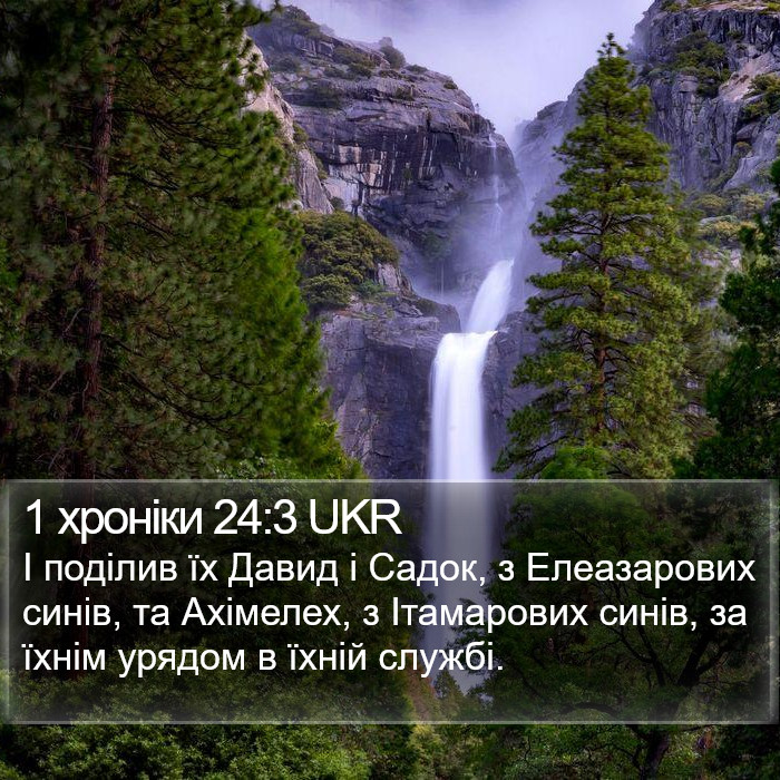 1 хроніки 24:3 UKR Bible Study